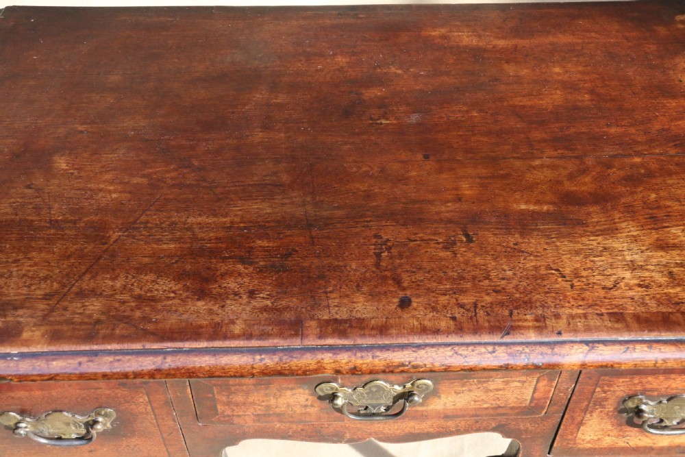 A rare early Georgian Walnut Low Boy, Circa 1730 View XVI