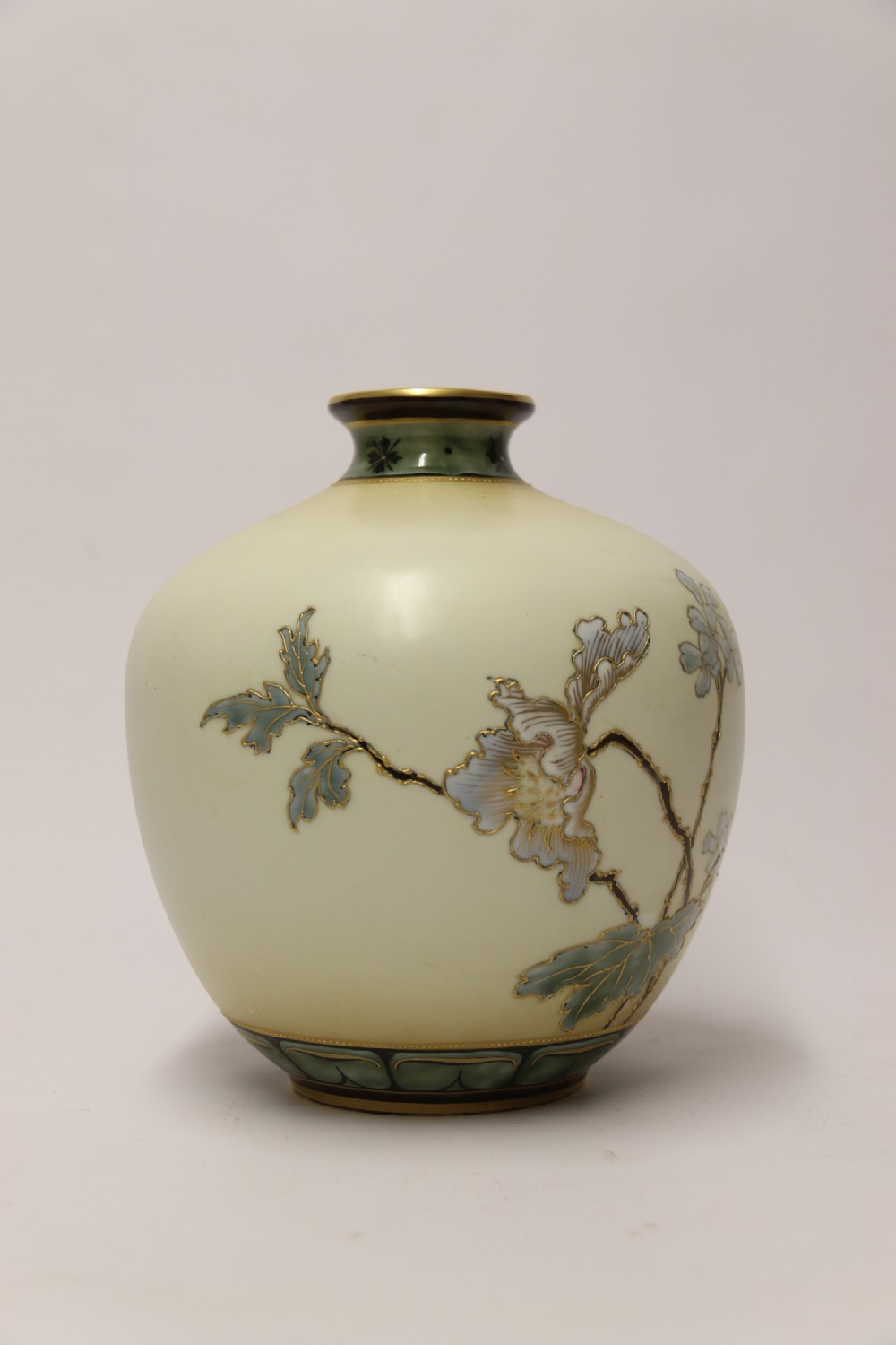 A superb large early 20th century porcelain vase by Alexandra Porcelain works of Austria. View IV