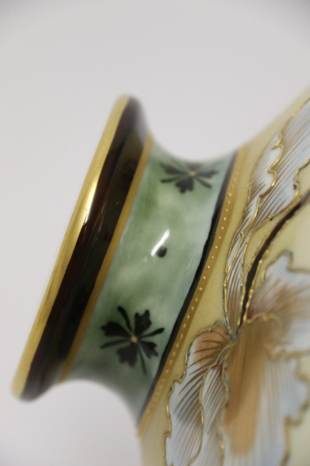A superb large early 20th century porcelain vase by Alexandra Porcelain works of Austria. View VII