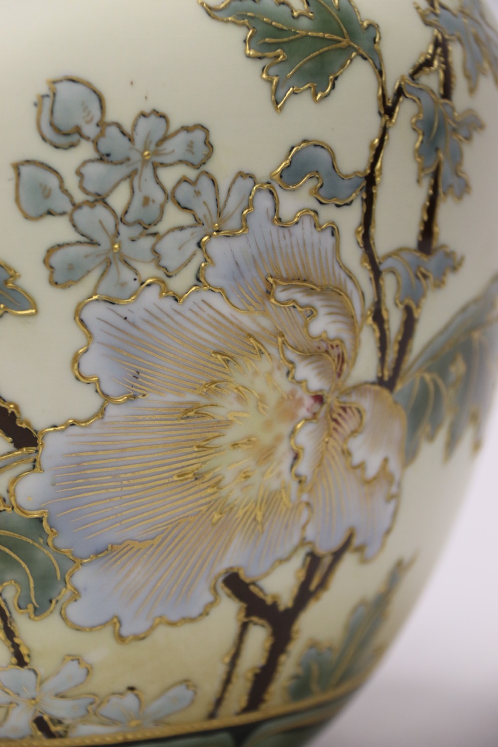 A superb large early 20th century porcelain vase by Alexandra Porcelain works of Austria. View VIII