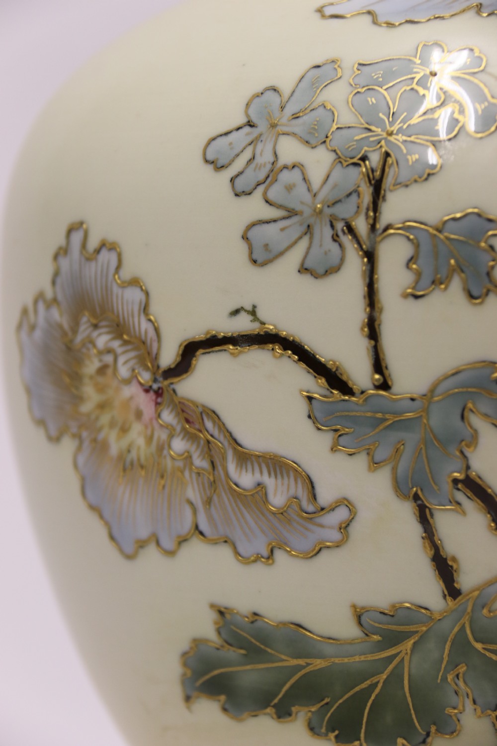 A superb large early 20th century porcelain vase by Alexandra Porcelain works of Austria. View IX