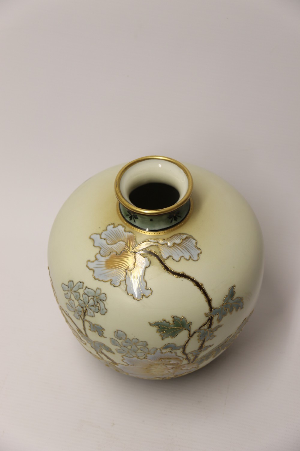 A superb large early 20th century porcelain vase by Alexandra Porcelain works of Austria. View XIII