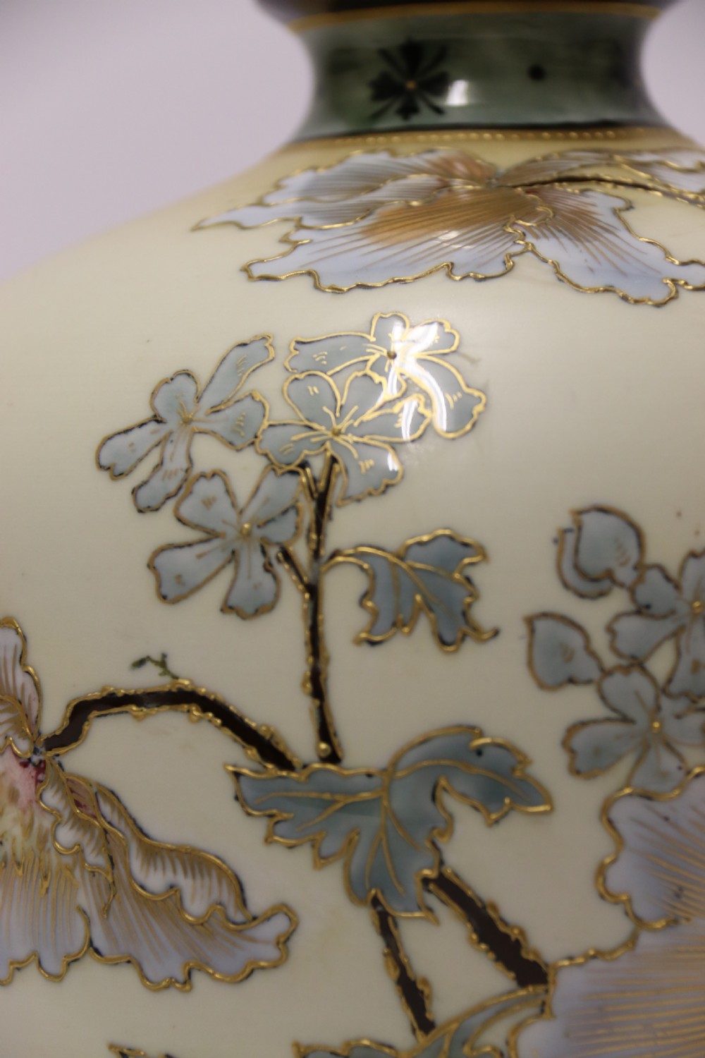 A superb large early 20th century porcelain vase by Alexandra Porcelain works of Austria. View XIV