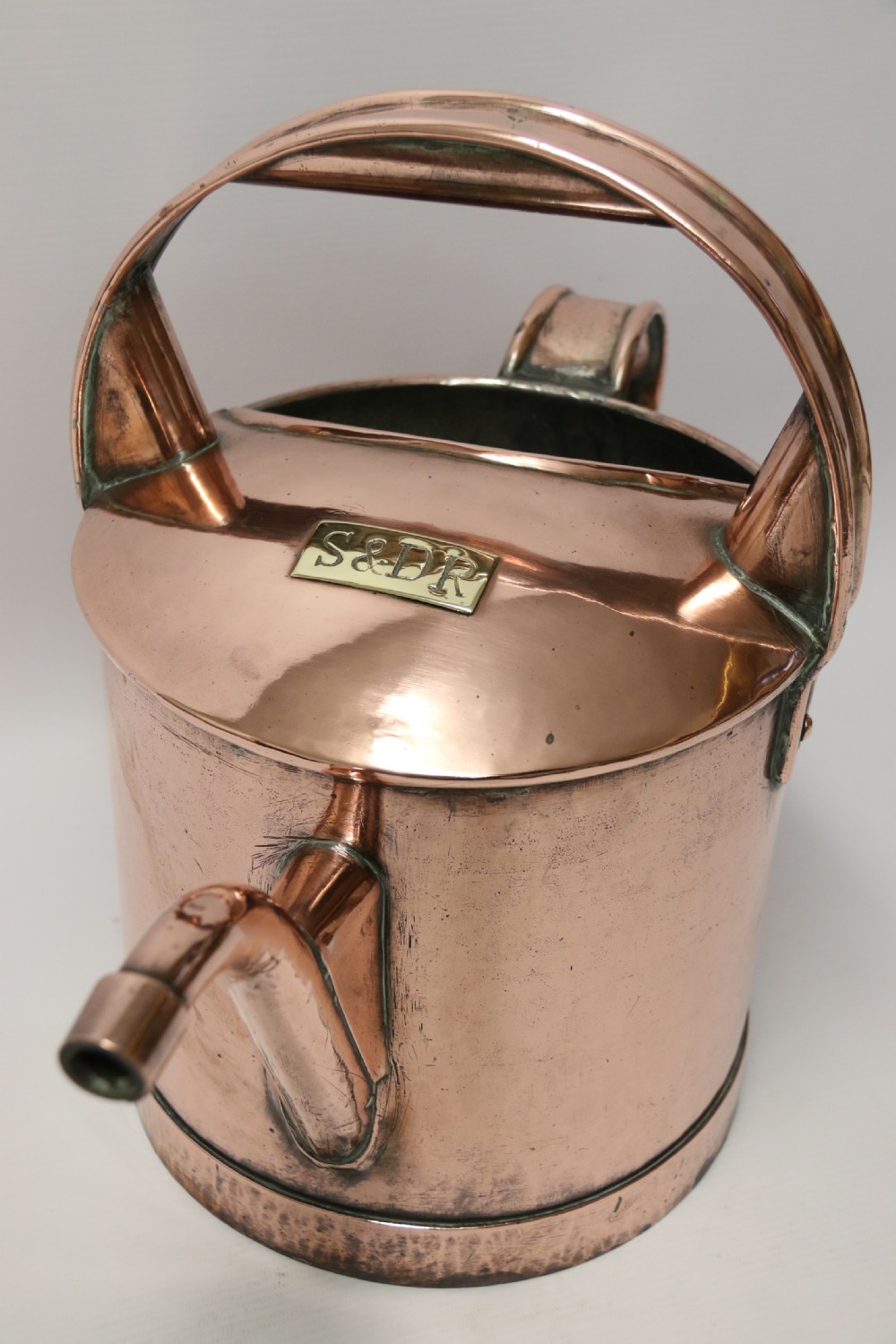 A rare piece of Railway History.  Stockton to Darlington Railway Lubricating Oil can View III