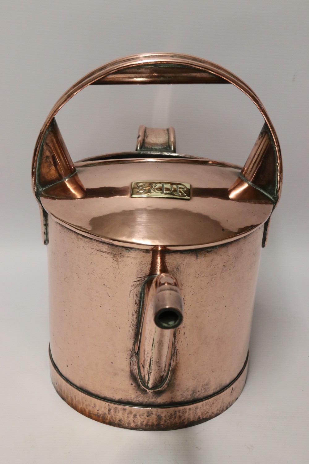 A rare piece of Railway History.  Stockton to Darlington Railway Lubricating Oil can View VI