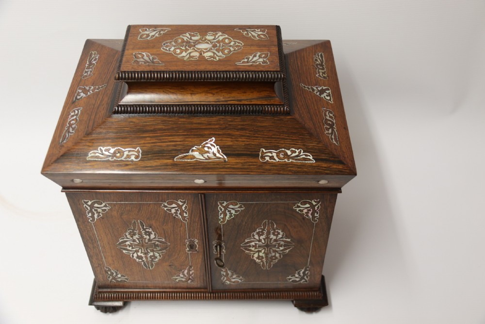 A fine late Regency Ladies fitted cabinet View III