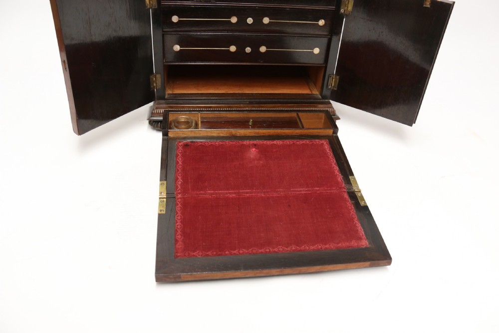 A fine late Regency Ladies fitted cabinet View XXI
