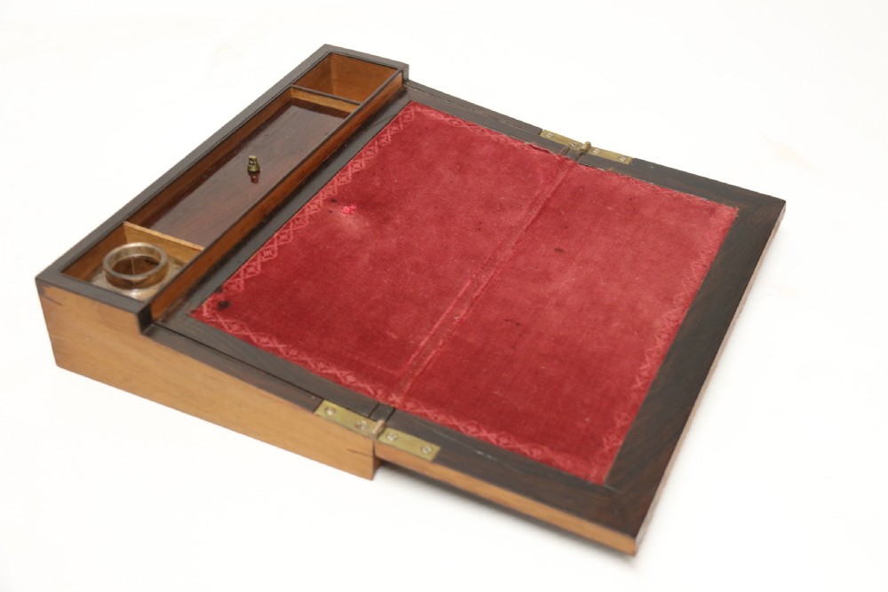 A fine late Regency Ladies fitted cabinet View XXV