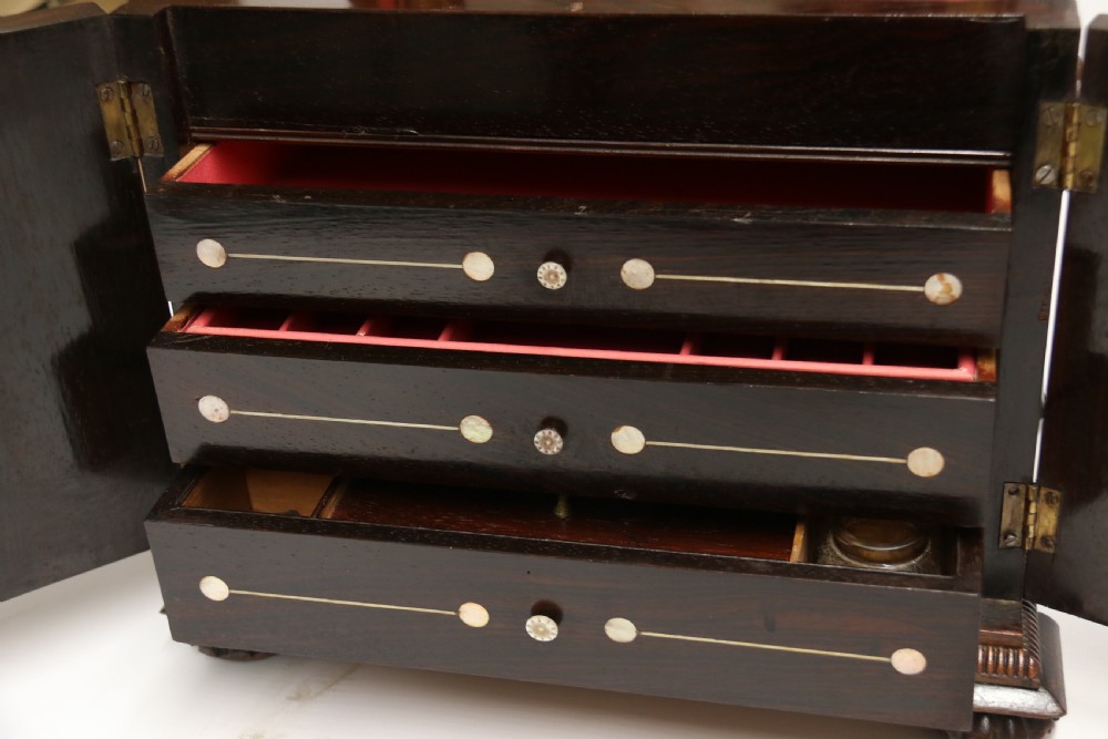 A fine late Regency Ladies fitted cabinet View XXIX