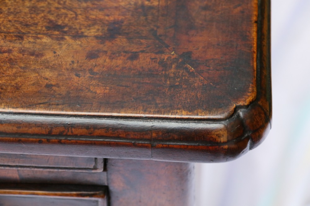 A Rare Early Georgian Figured  Walnut Writing Table C 1750 View II