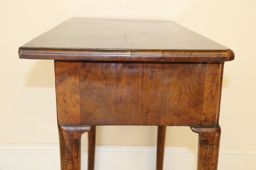 A Rare Early Georgian Figured  Walnut Writing Table C 1750 View XVIII