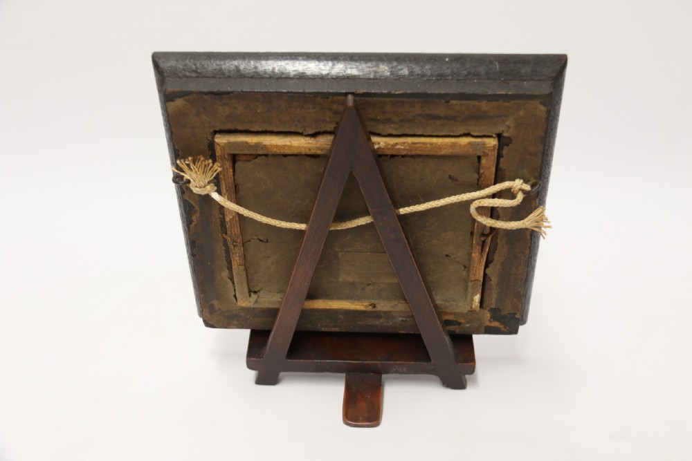 An interesting 19th C miniature hand painted classical picture View III