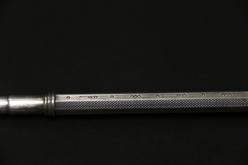 A Victorian silver pen/pencil by Cronin Wheeler & Co View VI
