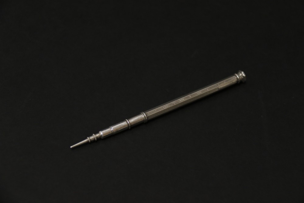 A Victorian silver pen/pencil by Cronin Wheeler & Co View VIII