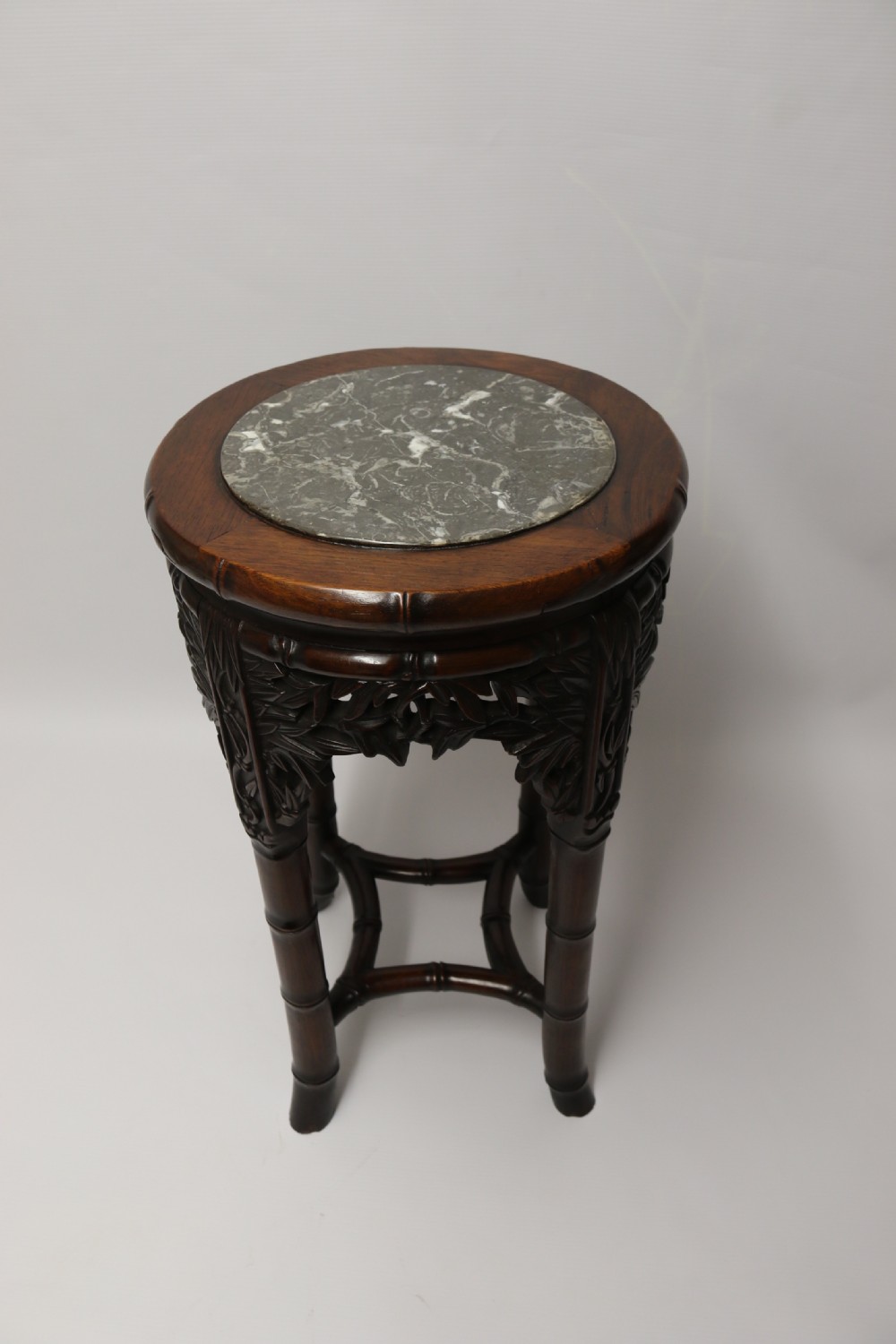 A stylish late 19th C Small Japanese Hardwood Wine Table View II