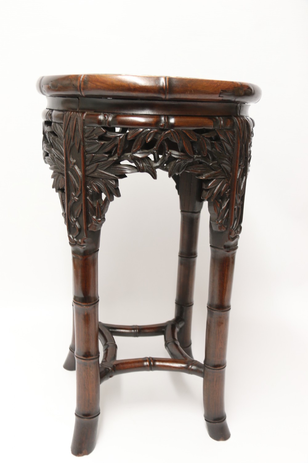 A stylish late 19th C Small Japanese Hardwood Wine Table View III