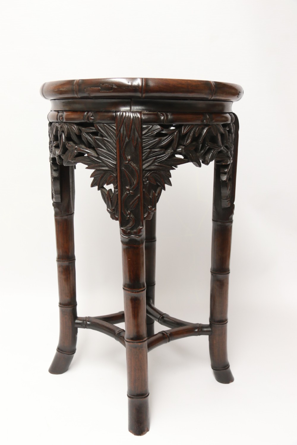 A stylish late 19th C Small Japanese Hardwood Wine Table View IV