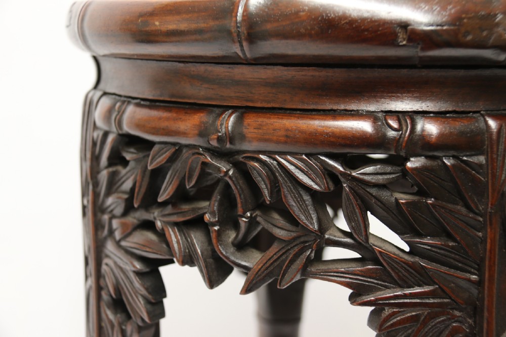 A stylish late 19th C Small Japanese Hardwood Wine Table View IX