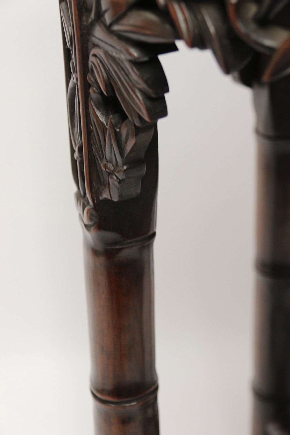 A stylish late 19th C Small Japanese Hardwood Wine Table View X
