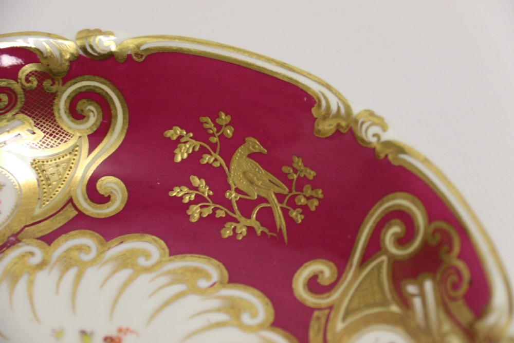 A very rare H And R Daniel porcelain cabinet cup and saucer. View VII