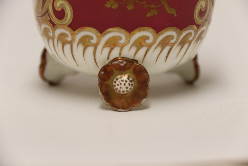 A very rare H And R Daniel porcelain cabinet cup and saucer. View XVIII
