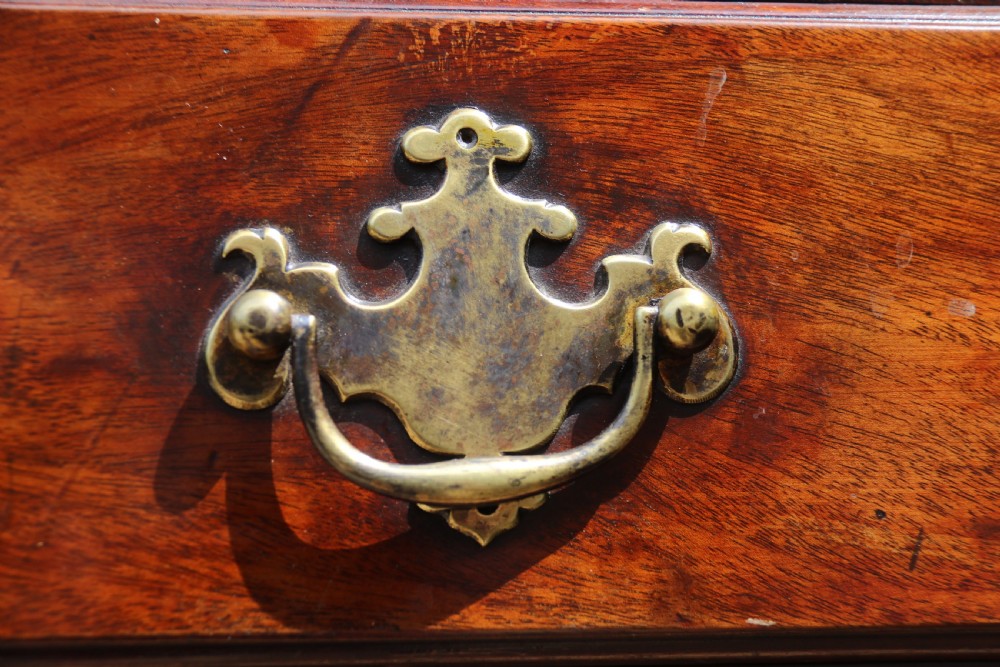 rare Irish early Georgian Mahogany Tallboy  Chest of Drawers, Circa 1750  View III