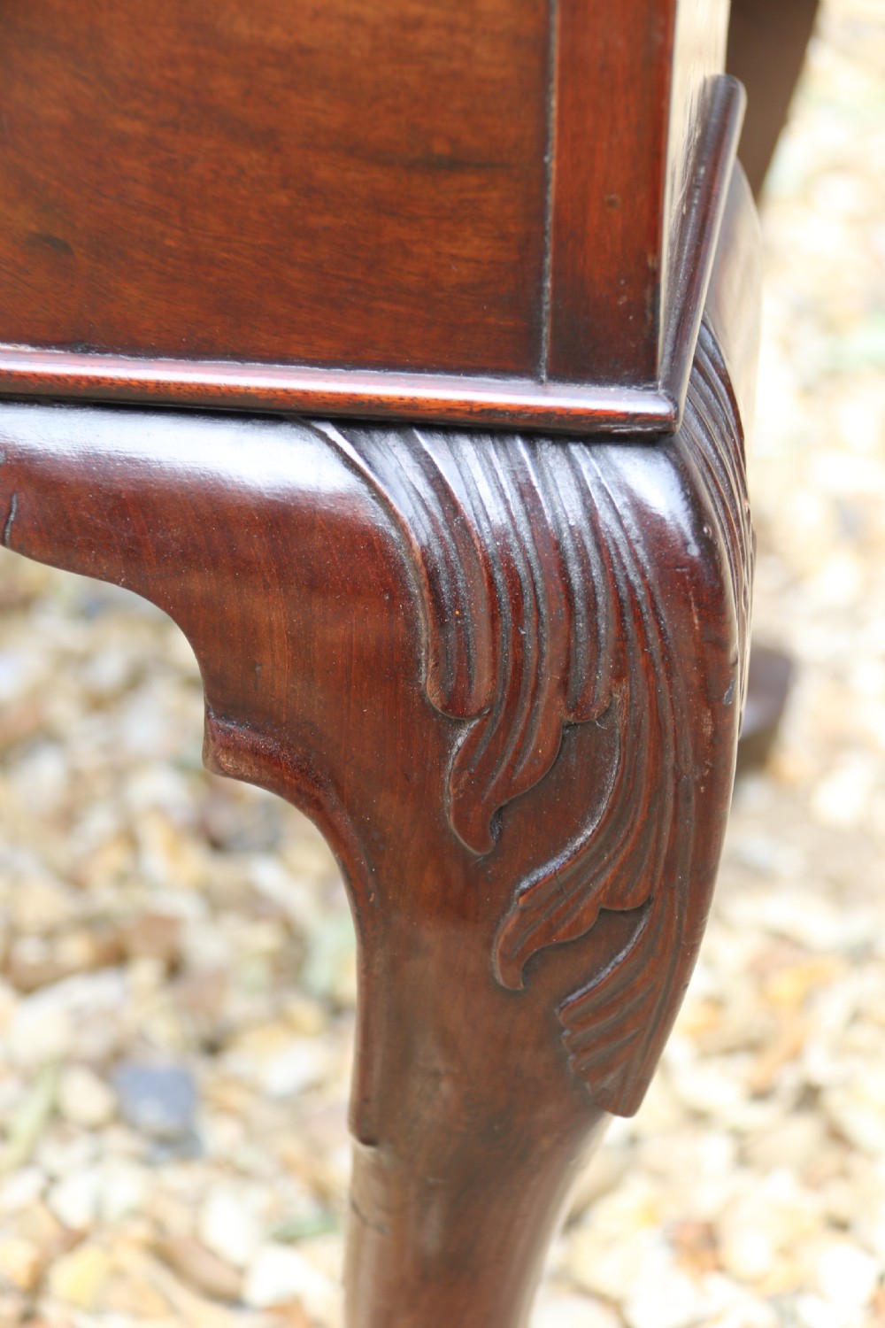 rare Irish early Georgian Mahogany Tallboy  Chest of Drawers, Circa 1750  View XXI