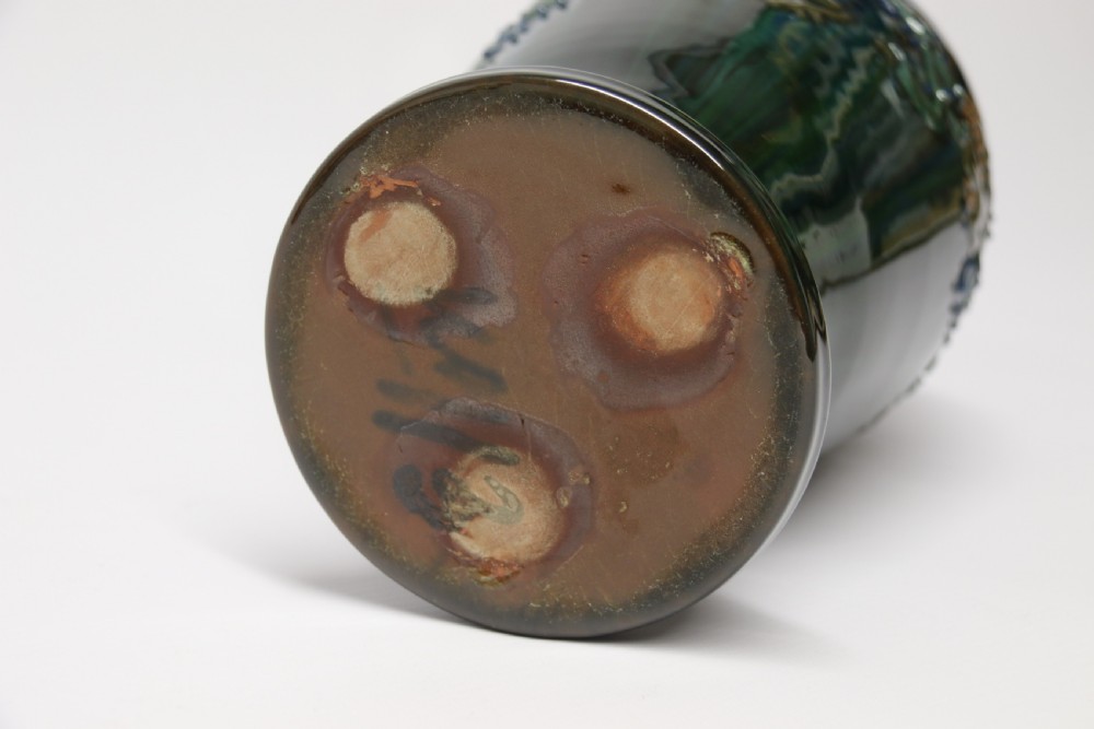 Sir Edmund Harry Elton Sunflower Studio pottery vase, C 1890 View IX