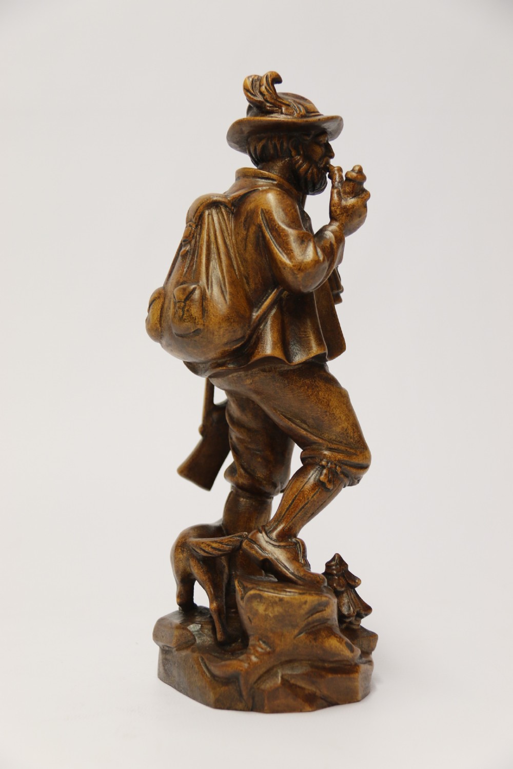 A rare Black Forest study of a man hunting with his dog View IV