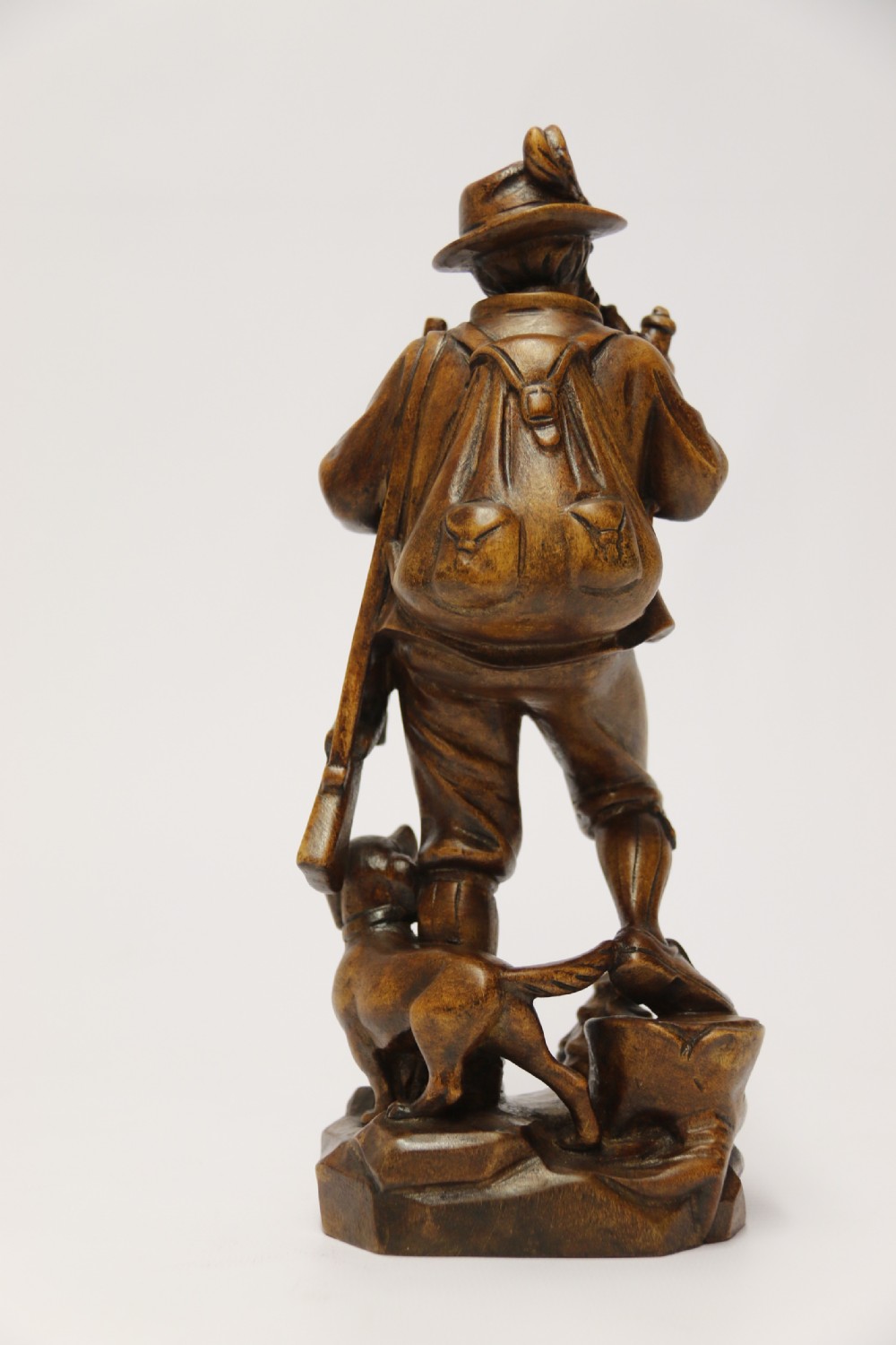 A rare Black Forest study of a man hunting with his dog View VI