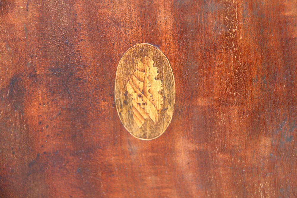Kneehole Desk inlaid with marquetry, George III period  View VIII