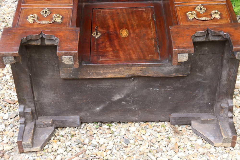 Kneehole Desk inlaid with marquetry, George III period  View XI
