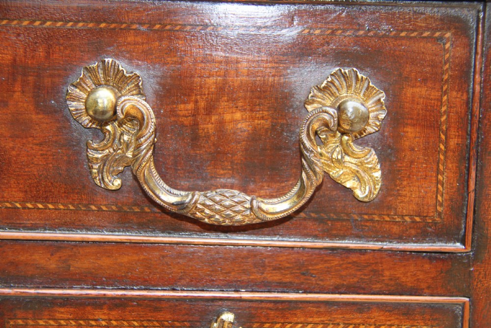 Kneehole Desk inlaid with marquetry, George III period  View XVII