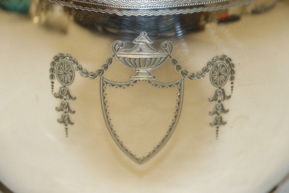 Exceptional Silver Tea Set by Edward Barnard and Sons View V
