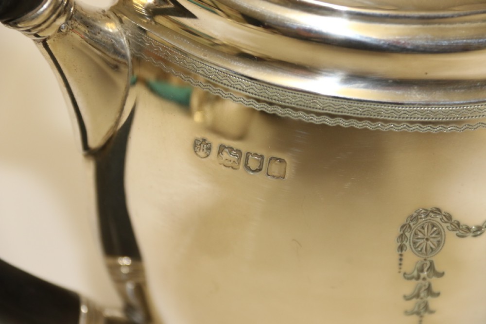 Exceptional Silver Tea Set by Edward Barnard and Sons View VII