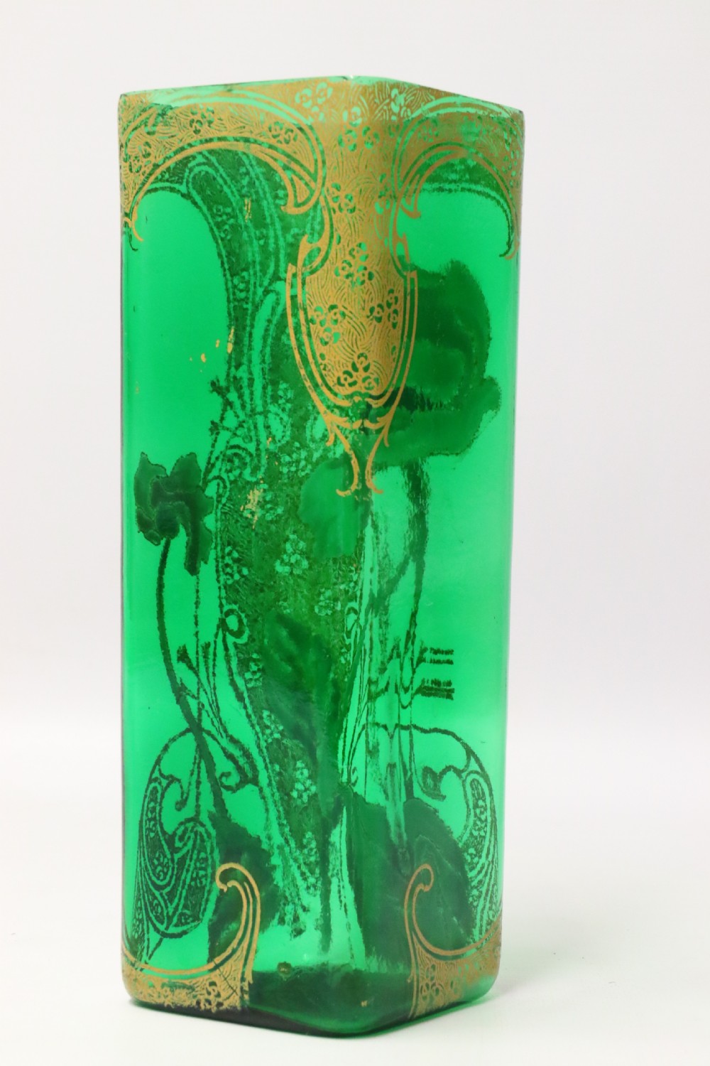 A late 19th C French enamelled glass Vase attributed to Legras  View IV