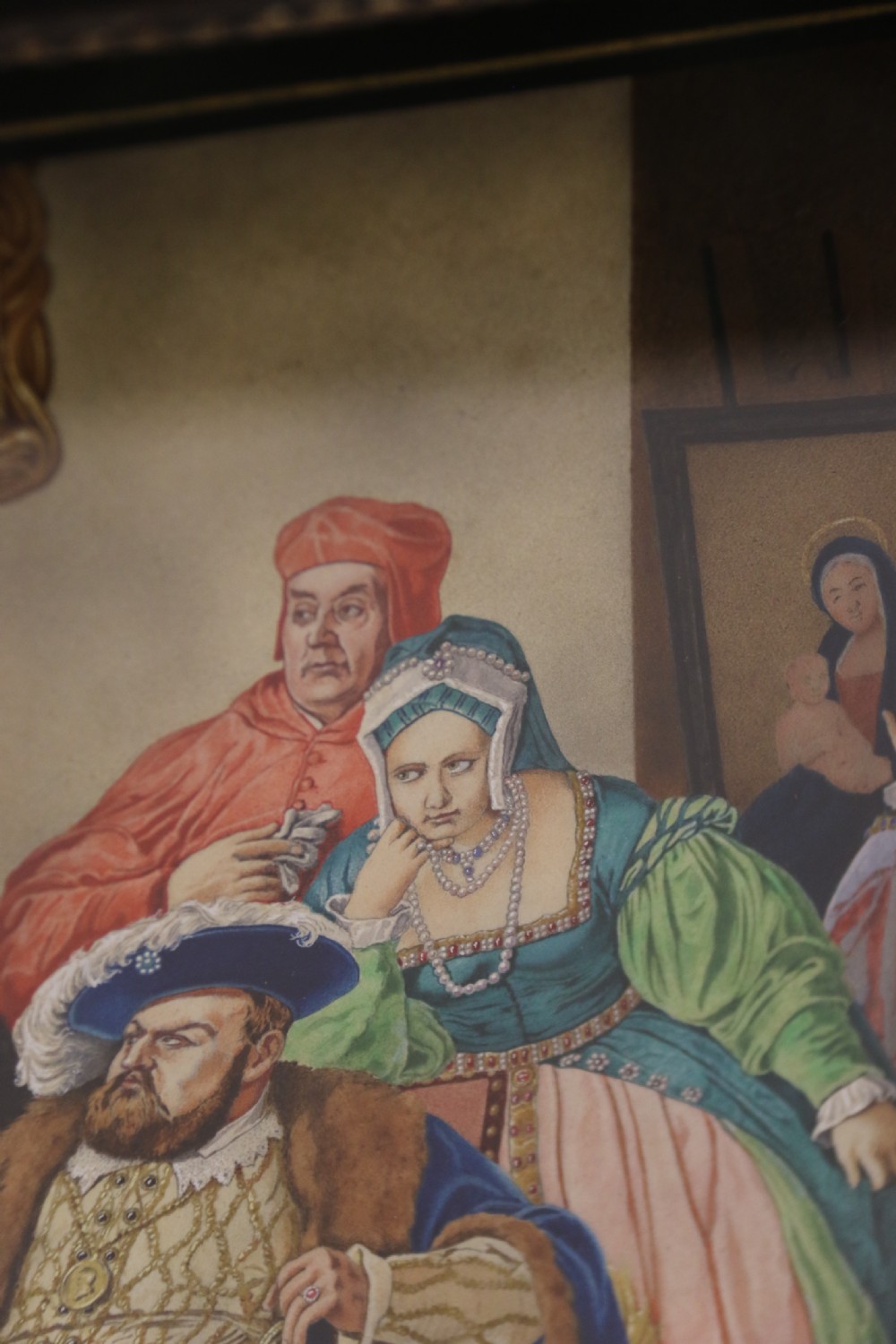 A superb quality framed watercolour of Henry VIII View VI