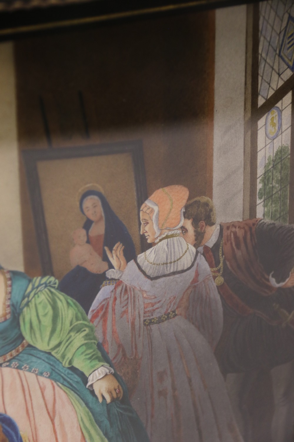A superb quality framed watercolour of Henry VIII View VII
