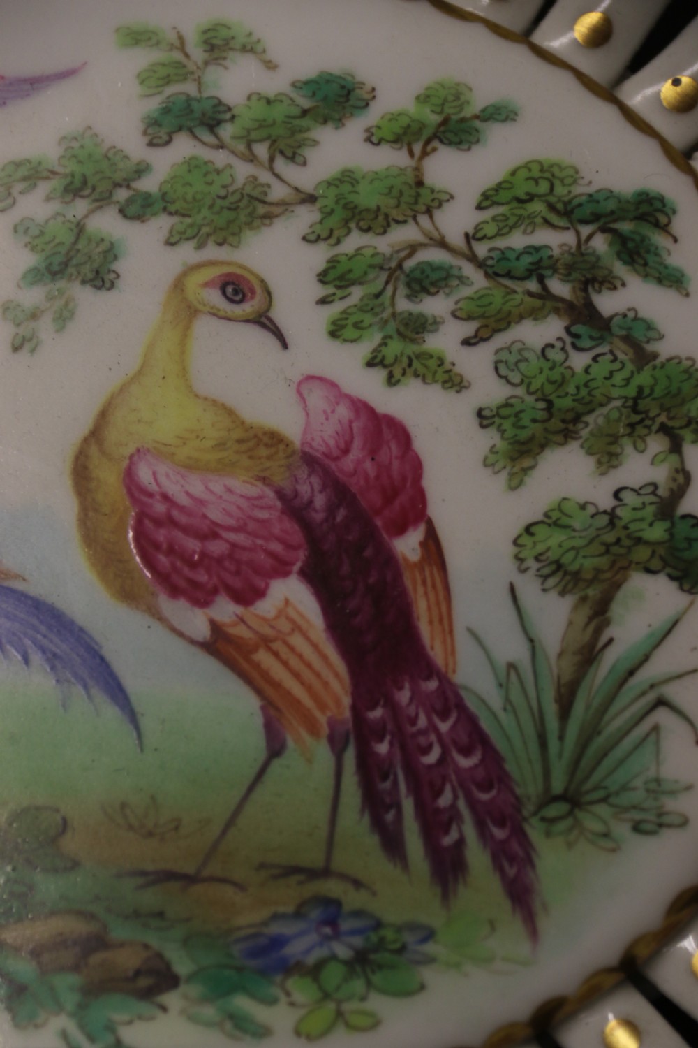 A most impressive late 19th C Porcelain Basket View III