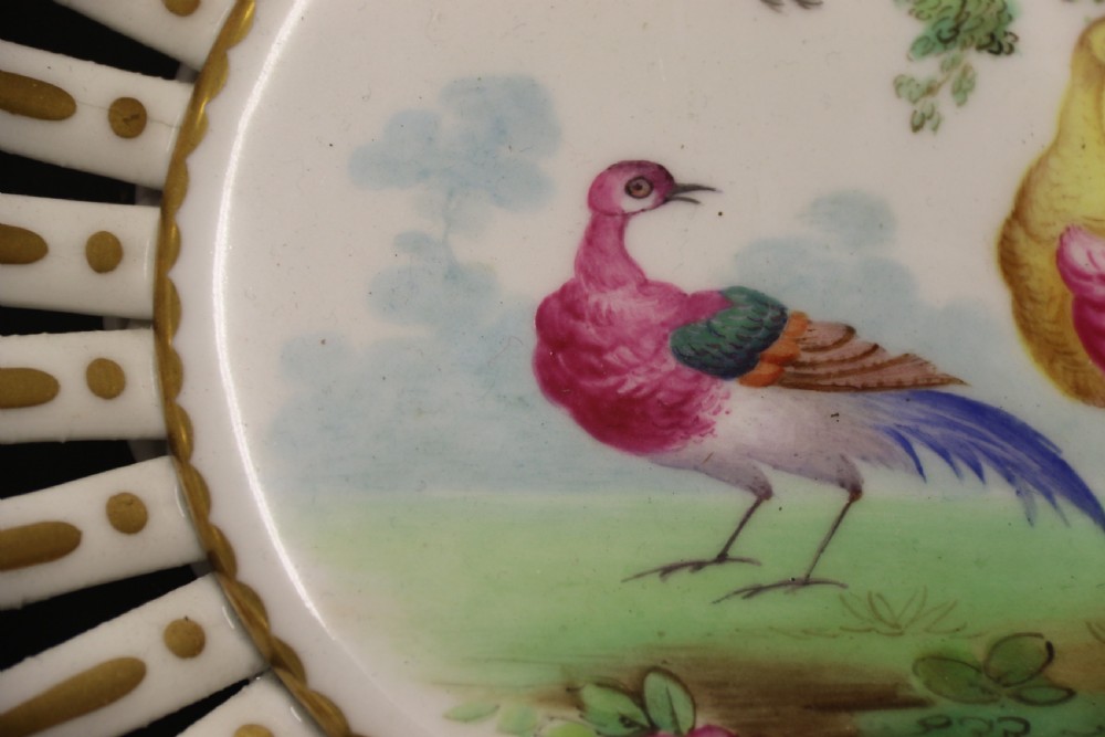 A most impressive late 19th C Porcelain Basket View IV