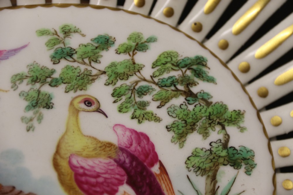 A most impressive late 19th C Porcelain Basket View VI