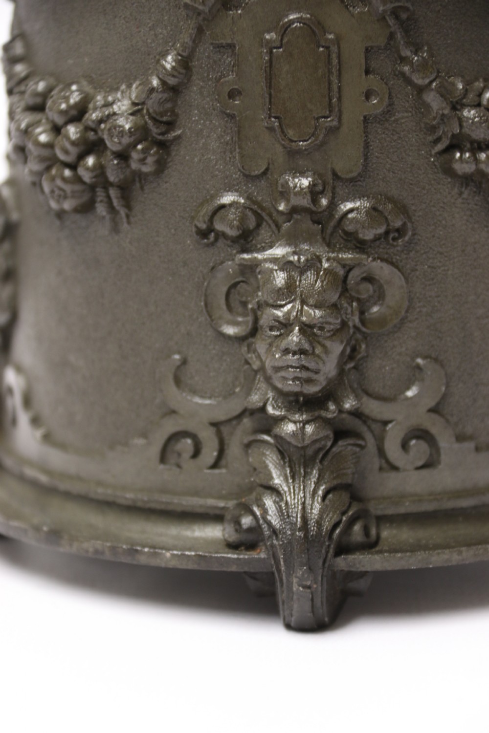 A rare German 19th C historical military commemorative pewter stein View XVII