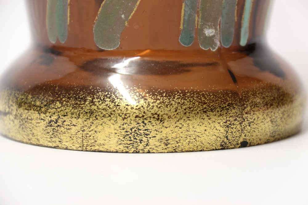 An impressive late 19th century large French enamelled glass vase View IX