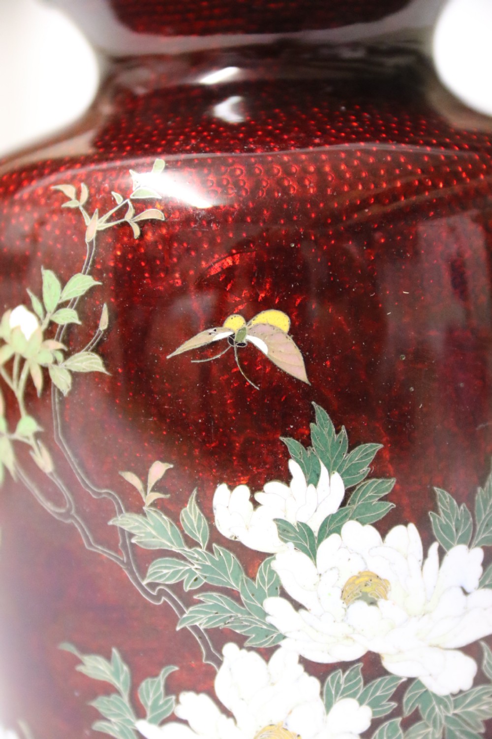 A fine Japanese cloisonné vase by The Ando Company. View VIII