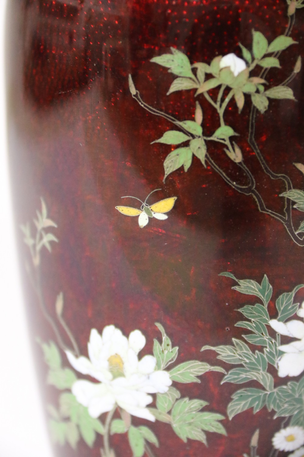 A fine Japanese cloisonné vase by The Ando Company. View X