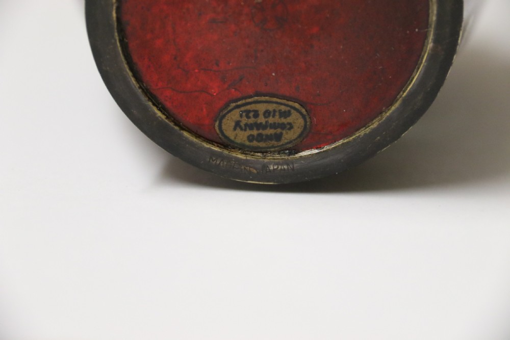 A fine Japanese cloisonné vase by The Ando Company. View XVIII