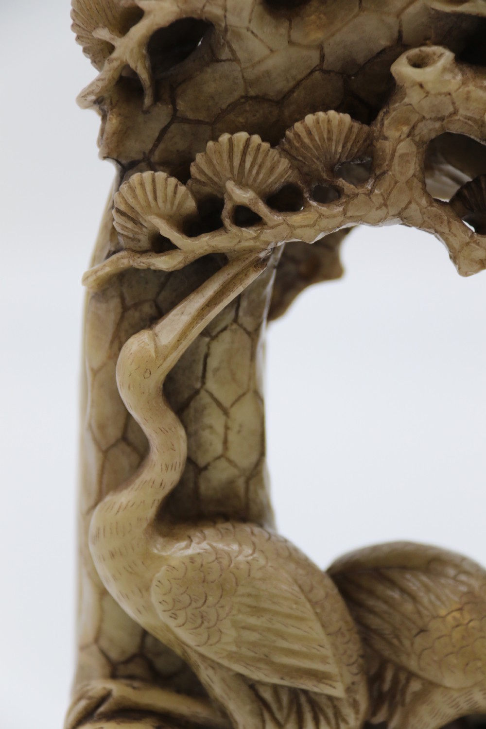 A Chinese finely carved late 19th C soapstone figure group View II