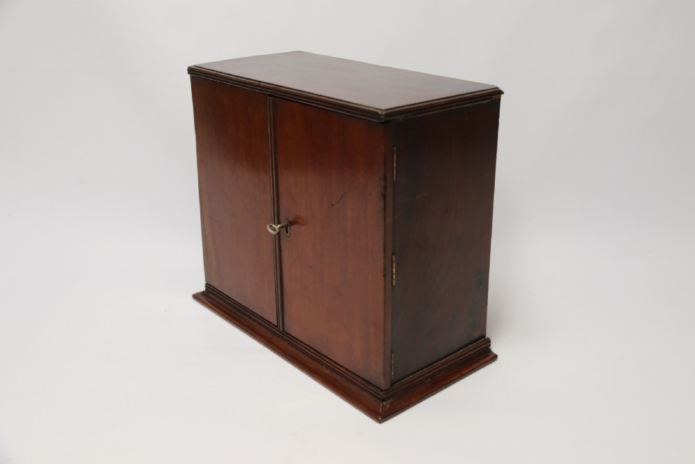 A rare Victorian mahogany 32 drawer coin collectors cabinet View X