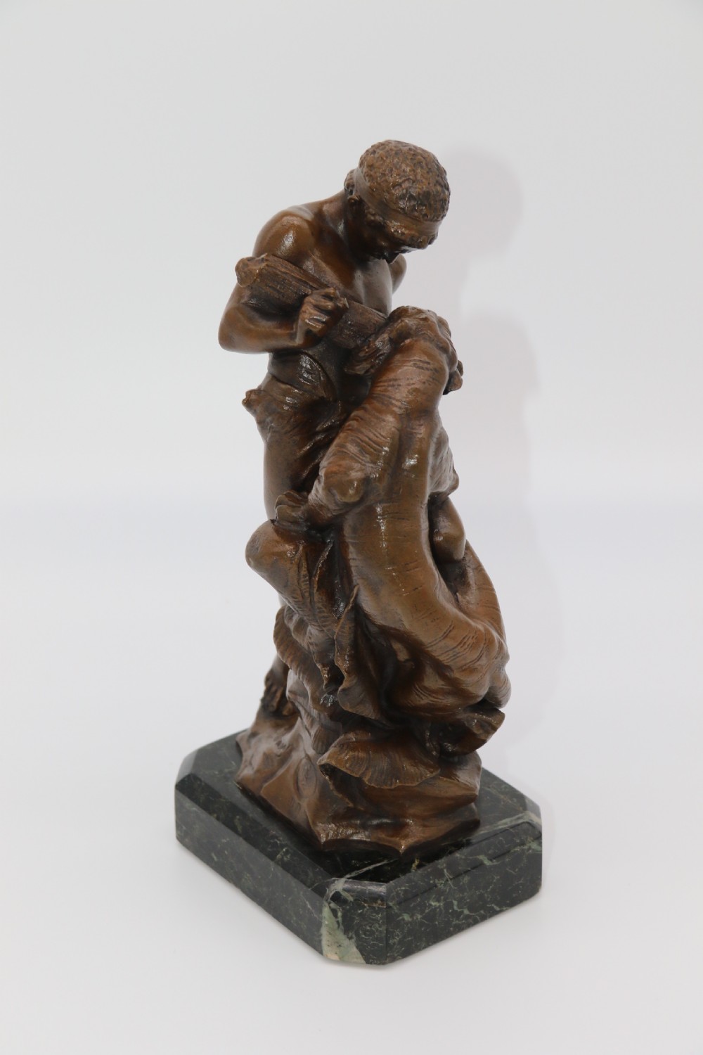 A fine late 19th century classical bronze study of a man fighting a tiger
By Edouard Drouot
 View IX