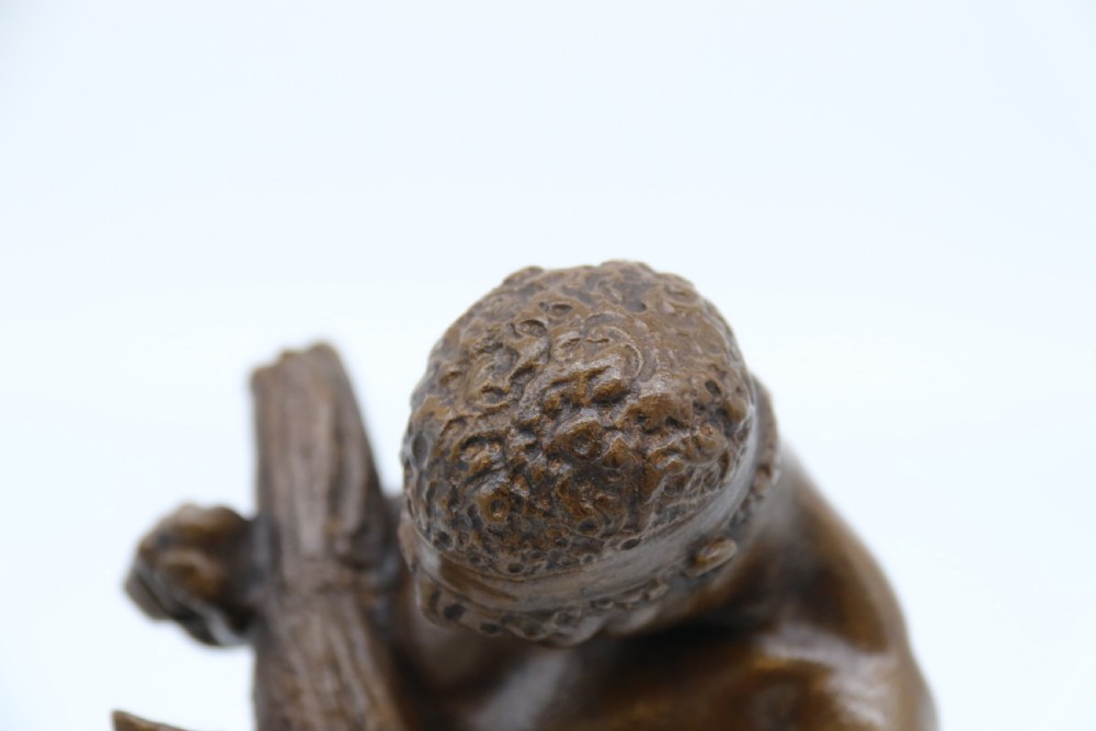 A fine late 19th century classical bronze study of a man fighting a tiger
By Edouard Drouot
 View XIV
